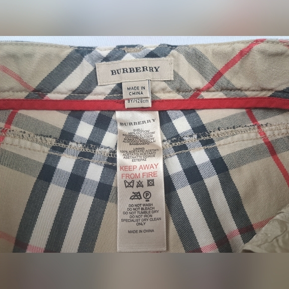 Burberry Kids Boy's Shorts Cotton Size 8 Y/128 Cm - Picture 4 of 10